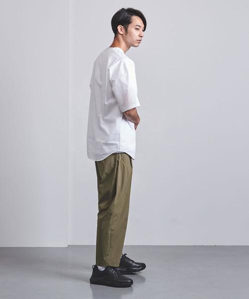 EN ROUTE（アンルート）の「＜EN ROUTE（アンルート）＞ポリエステルタフタ サイドプリーツ １プリーツ（その他パンツ・メンズ・ブラック/オリーブ・2/1/3）」の8枚目の写真