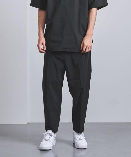 EN ROUTE（アンルート）の「＜EN ROUTE（アンルート）＞ポリエステルタフタ サイドプリーツ １プリーツ（その他パンツ・メンズ・ブラック/オリーブ・2/1/3）」の7枚目の写真