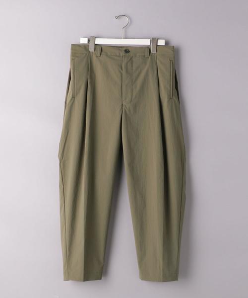 EN ROUTE（アンルート）の「＜EN ROUTE（アンルート）＞ポリエステルタフタ サイドプリーツ １プリーツ（その他パンツ・メンズ・ブラック/オリーブ・2/1/3）」の4枚目の写真