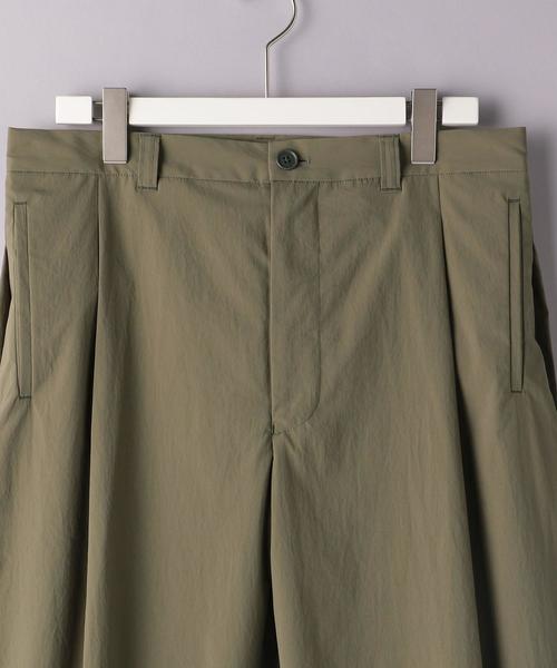 EN ROUTE（アンルート）の「＜EN ROUTE（アンルート）＞ポリエステルタフタ サイドプリーツ １プリーツ（その他パンツ・メンズ・ブラック/オリーブ・2/1/3）」の18枚目の写真