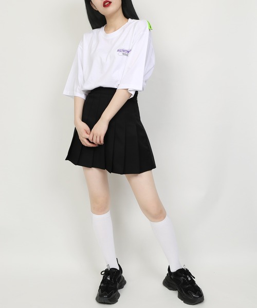 WC(ダブル シー)の「WC/SPACEタグプリントTシャツ(Tシャツ/カットソー・レディース・ブラック/ホワイト・FREE)」の5枚目の写真