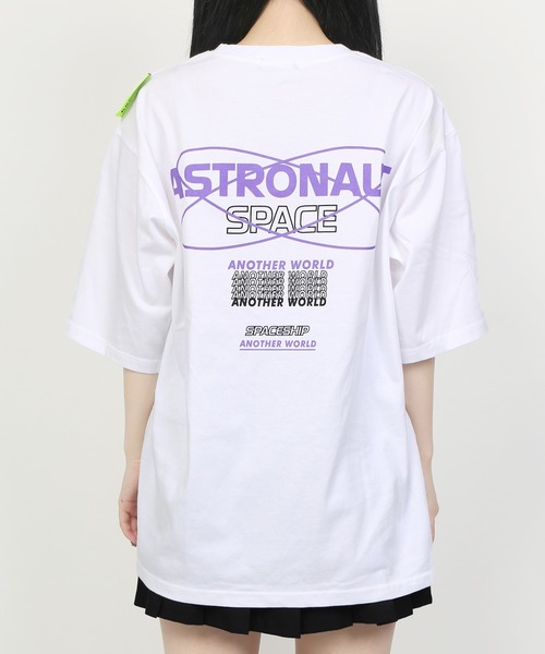 WC(ダブル シー)の「WC/SPACEタグプリントTシャツ(Tシャツ/カットソー・レディース・ブラック/ホワイト・FREE)」の12枚目の写真