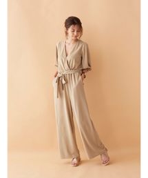 【安田美沙子コラボ】カシュクールオールインワン