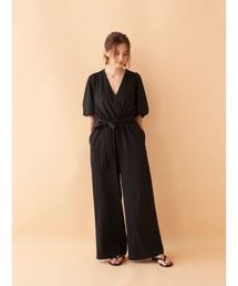 【安田美沙子コラボ】カシュクールオールインワン