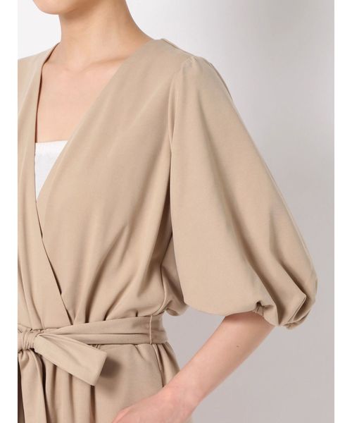 安田美沙子コラボ】カシュクールオールインワン（ワンピース）｜Now me