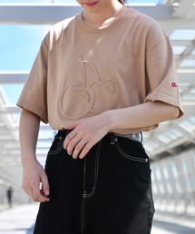 KIRSH | 【ZOZO限定】EMBOSS BIG CHERRY S/S TEE /エンボスビッグチェリーTシャツLS(Tシャツ/カットソー)