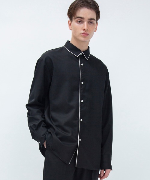 F(エフ)(エフ)の「【F】BACK OPEN LONG SHIRTS(テーラードジャケット・メンズ・ブラック・1/2)」の7枚目の写真