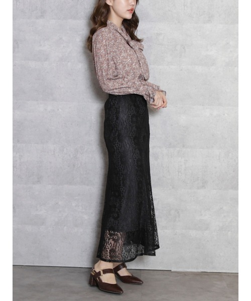 dazzlin(ダズリン)の「アソートボウタイブラウス(シャツ/ブラウス・レディース・オフホワイト/ブラック/ブラウン・FREE)」の8枚目の写真