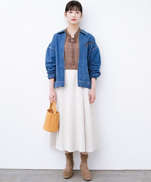 セール Lady Lee ゆるっとシルエットが可愛いデニムジャケット デニムジャケット Haco ハコ のファッション通販 Zozotown