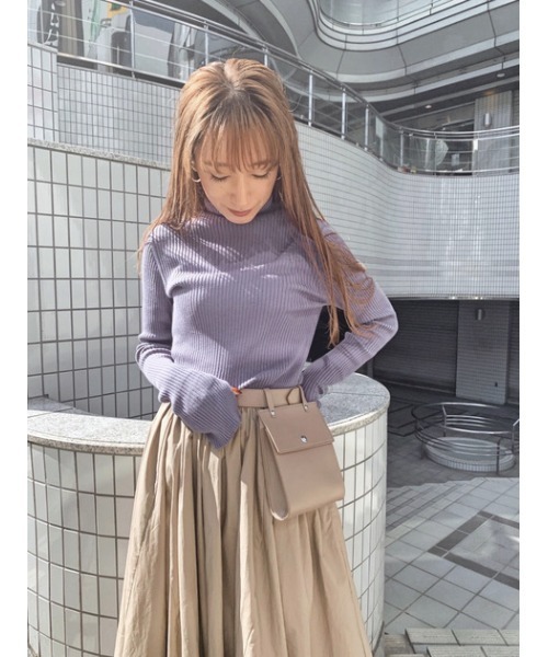 M_（エムアンダーバー）の「【M_】GATHER スカート（スカート・レディース・ベージュ/ブラック/オフホワイト・1/2）」の20枚目の写真