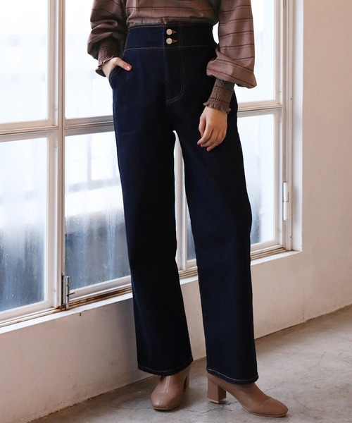 one after another NICE CLAUP(ワンアフターアナザーナイスクラップ)の「アソートワイドパンツ(その他パンツ・レディース・ピンク/アイボリー/ブラック/ラベンダー/ブルー系その他・SMALL/MEDIUM)」の4枚目の写真