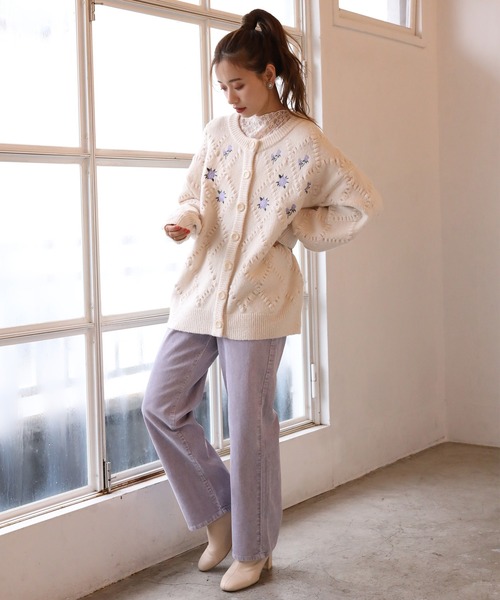 one after another NICE CLAUP(ワンアフターアナザーナイスクラップ)の「アソートワイドパンツ(その他パンツ・レディース・ピンク/アイボリー/ブラック/ラベンダー/ブルー系その他・SMALL/MEDIUM)」の18枚目の写真