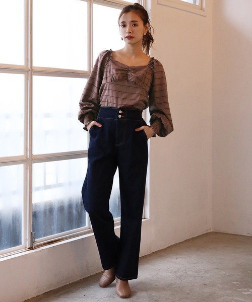 one after another NICE CLAUP(ワンアフターアナザーナイスクラップ)の「アソートワイドパンツ(その他パンツ・レディース・ピンク/アイボリー/ブラック/ラベンダー/ブルー系その他・SMALL/MEDIUM)」の13枚目の写真