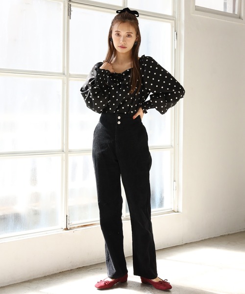 one after another NICE CLAUP(ワンアフターアナザーナイスクラップ)の「アソートワイドパンツ(その他パンツ・レディース・ピンク/アイボリー/ブラック/ラベンダー/ブルー系その他・SMALL/MEDIUM)」の9枚目の写真