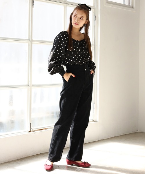 one after another NICE CLAUP(ワンアフターアナザーナイスクラップ)の「アソートワイドパンツ(その他パンツ・レディース・ピンク/アイボリー/ブラック/ラベンダー/ブルー系その他・SMALL/MEDIUM)」の10枚目の写真