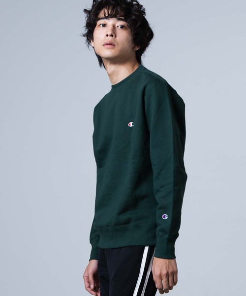 Champion（チャンピオン）の「WEGO/Champion 起毛刺繍プルオーバー（スウェット・メンズ・ホワイト/ブラック/ダークグリーン・MEDIUM/LARGE）」の3枚目の写真