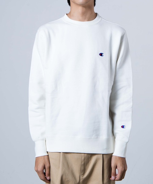 Champion（チャンピオン）の「WEGO/Champion 起毛刺繍プルオーバー（スウェット・メンズ・ホワイト/ブラック/ダークグリーン・MEDIUM/LARGE）」の15枚目の写真