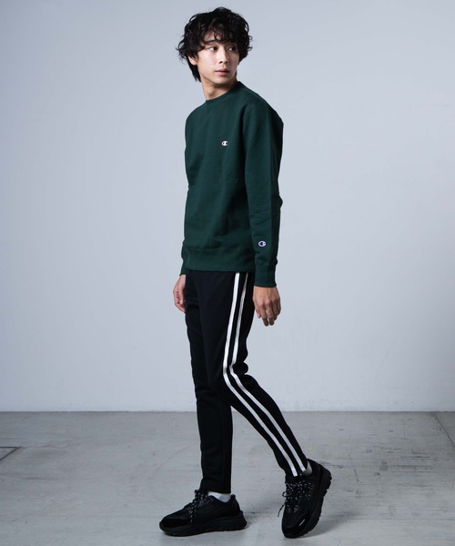 Champion（チャンピオン）の「WEGO/Champion 起毛刺繍プルオーバー（スウェット・メンズ・ホワイト/ブラック/ダークグリーン・MEDIUM/LARGE）」の12枚目の写真