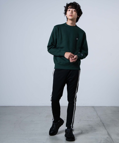 Champion（チャンピオン）の「WEGO/Champion 起毛刺繍プルオーバー（スウェット・メンズ・ホワイト/ブラック/ダークグリーン・MEDIUM/LARGE）」の13枚目の写真