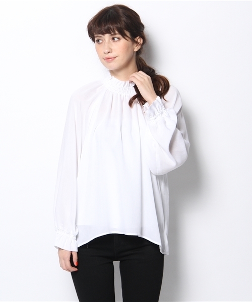 And A（アンドエー）の「シャーリーシャツ（シャツ/ブラウス・レディース・ブルー/ブラック/ホワイト・FREE）」の2枚目の写真