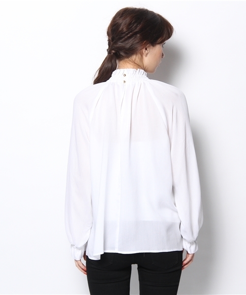 And A（アンドエー）の「シャーリーシャツ（シャツ/ブラウス・レディース・ブルー/ブラック/ホワイト・FREE）」の6枚目の写真