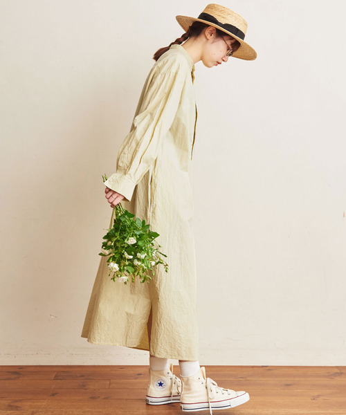 fig London（フィグロンドン）の「60/typewriter shirt dress