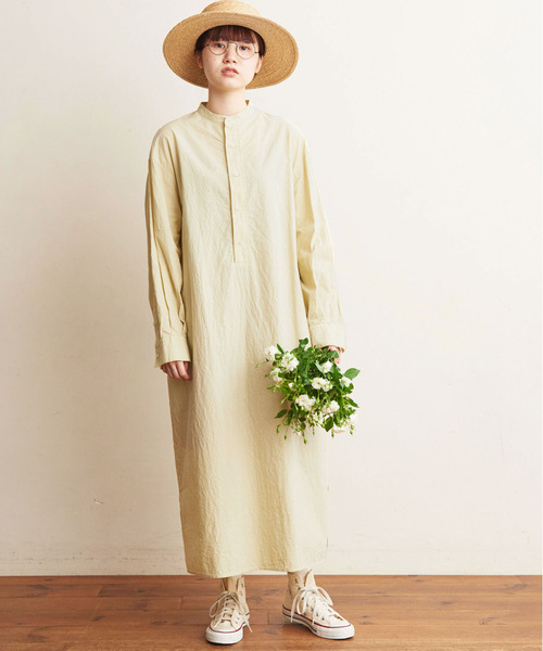 ☆新品☆fig Londonタイプライターシャツ ホワイト fig London（フィグロンドン）の「60/typewriter shirt（シャツ