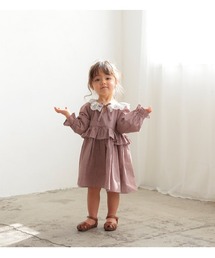 Coquette コケット　C131006 ﾚｰｽﾌﾘﾙ襟OP