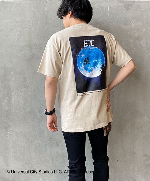 【 Jeans】バックプリント T シャツ エクリュ ※送関込 FREAK'S STORE｜リラックスフィット ランクル50 バックプリント