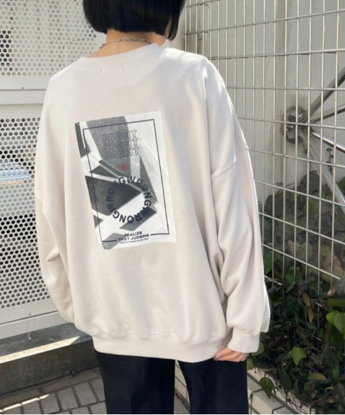 apres jour mignon(アプレジュールミニョン)の「アソート袖ボリューム裏毛スウェット3【ZOZOTOWN限定アイテム】(スウェット・レディース・パープル/ブラック系その他2/その他/アイボリー/オフホワイト/グリーン/ブラック系その他/ダークブルー/ブラック/クリーム・フリー/X-LARGE)」の6枚目の写真