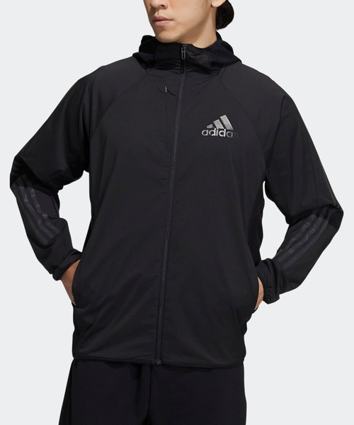 は*め様 adidas アディダス ナイロンジャケット ブラック 90s XL 90s adidas Logo Nylon Pullover Jacket 黒 XL アディダス