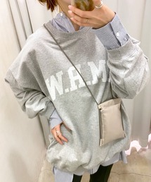 DouDou | TMRW ミニ裏毛ロゴスウェット(Tシャツ/カットソー)