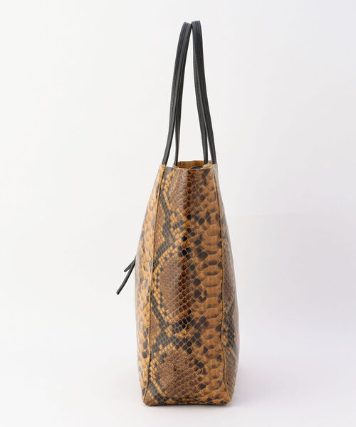 AULENTTI（オウレンティ）の「【AULENTTI/オーレンティ】ソフトミニトート（トートバッグ・レディース・ゴールド/パイソン/シルバー・FREE）」の4枚目の写真