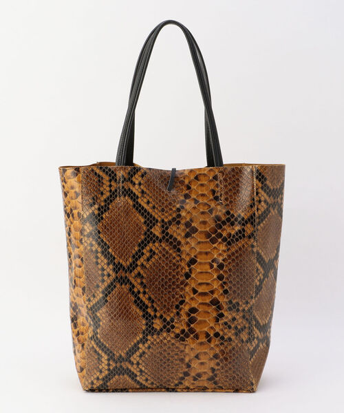 AULENTTI（オウレンティ）の「【AULENTTI/オーレンティ】ソフトミニトート（トートバッグ・レディース・ゴールド/パイソン/シルバー・FREE）」の5枚目の写真