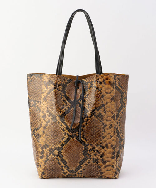 AULENTTI（オウレンティ）の「【AULENTTI/オーレンティ】ソフトミニトート（トートバッグ・レディース・ゴールド/パイソン/シルバー・FREE）」の14枚目の写真