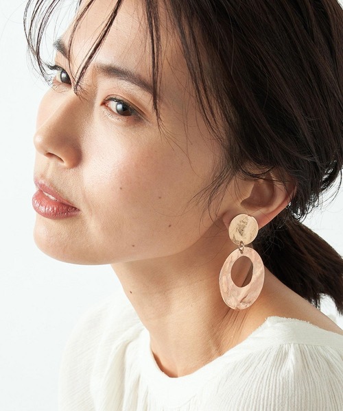 RIVE DROITE(リヴドロワ)の「【FRANCINE BRAMLI(フランシーヌブラムリ)】プレートイヤリング(イヤリング・レディース・ゴールド・FREE)」の3枚目の写真