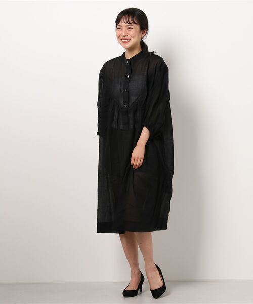 C Fort Point インド綿 無地ブラウスマキシワンピース バルーンスリーブ ワンピース Fort Point フォーポイント のファッション通販 Zozotown