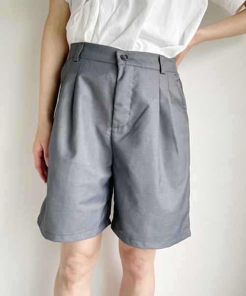 Alite cloth(アリーテクロス)の「ひざ丈ハーフパンツ(その他パンツ・レディース・ブラック/グレー・FREE)」の1枚目の写真