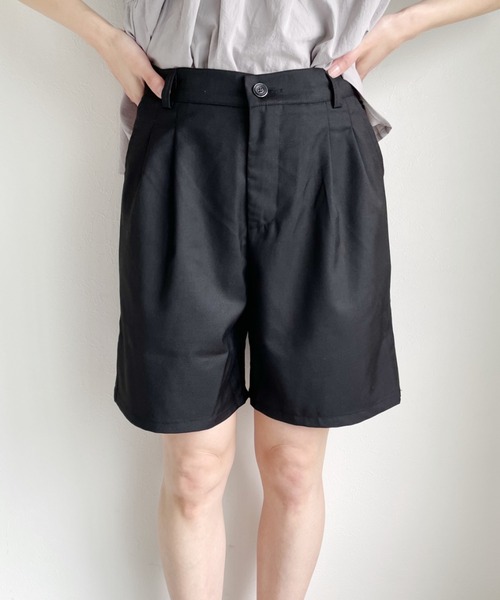 Alite cloth(アリーテクロス)の「ひざ丈ハーフパンツ(その他パンツ・レディース・ブラック/グレー・FREE)」の3枚目の写真