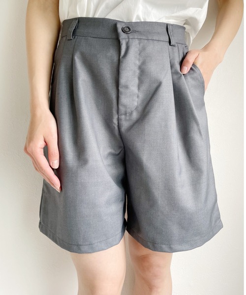 Alite cloth(アリーテクロス)の「ひざ丈ハーフパンツ(その他パンツ・レディース・ブラック/グレー・FREE)」の8枚目の写真