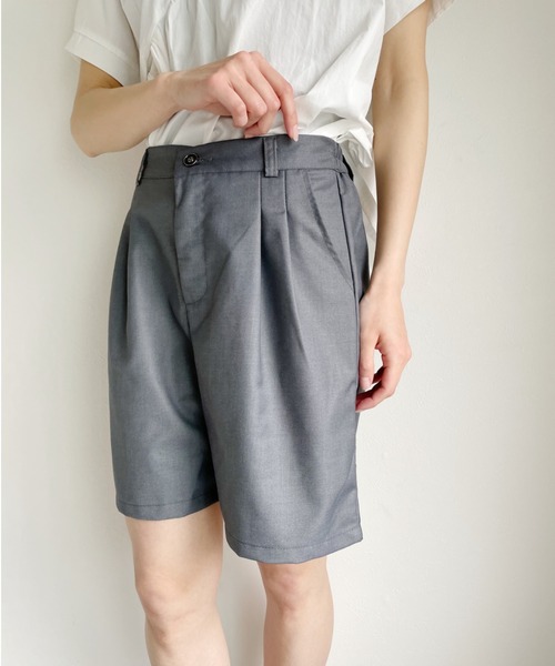 Alite cloth(アリーテクロス)の「ひざ丈ハーフパンツ(その他パンツ・レディース・ブラック/グレー・FREE)」の9枚目の写真