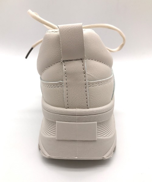 Futier land（フューティアランド）の「ワンカラー厚底スニーカー（スニーカー・レディース・ホワイト/ライトベージュ・40/38/39/35/36/37）」の5枚目の写真