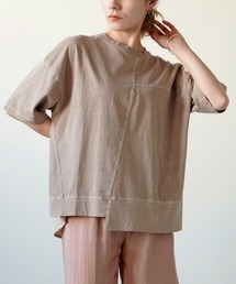 ビンテージ風 パッチワークバックシャンTシャツ