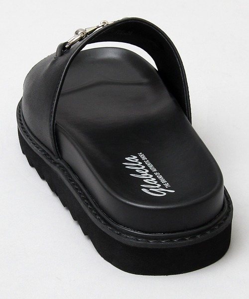 glabella（グラベラ）の「シャークソール ビット スライドサンダル / プラットフォーム フェイクレザーサンダル（サンダル・メンズ・ブラック・S/M/L）」の7枚目の写真