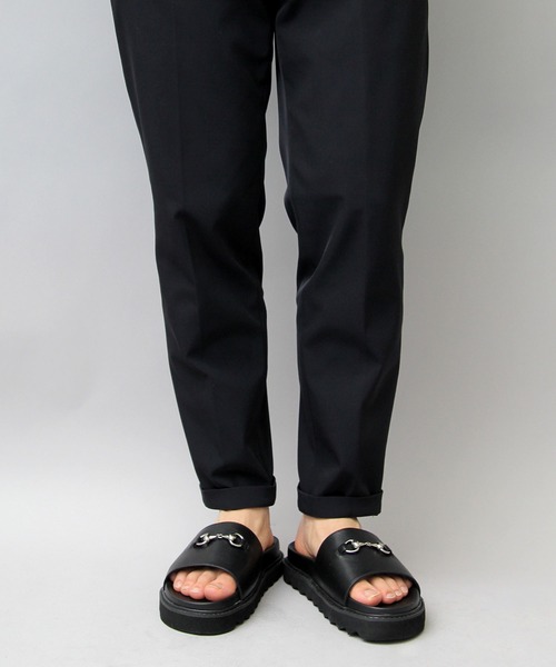 glabella（グラベラ）の「シャークソール ビット スライドサンダル / プラットフォーム フェイクレザーサンダル（サンダル・メンズ・ブラック・S/M/L）」の10枚目の写真