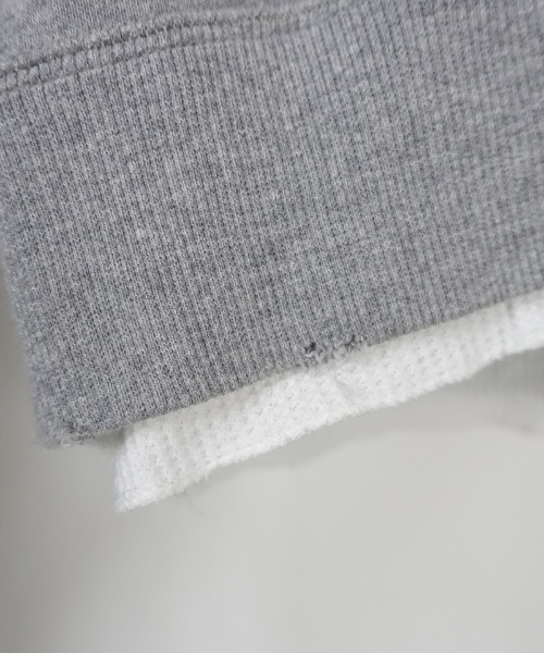 EGO TRIPPING（エゴトリッピング）の「msw921-OVERLAP SWEAT スウェット（スウェット・メンズ・ブラック/杢グレー/チャコール・46/48）」の19枚目の写真