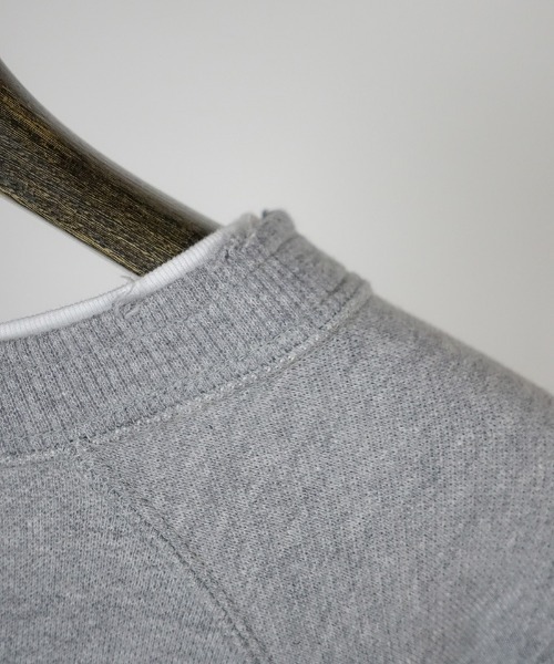 EGO TRIPPING（エゴトリッピング）の「msw921-OVERLAP SWEAT スウェット（スウェット・メンズ・ブラック/杢グレー/チャコール・46/48）」の14枚目の写真