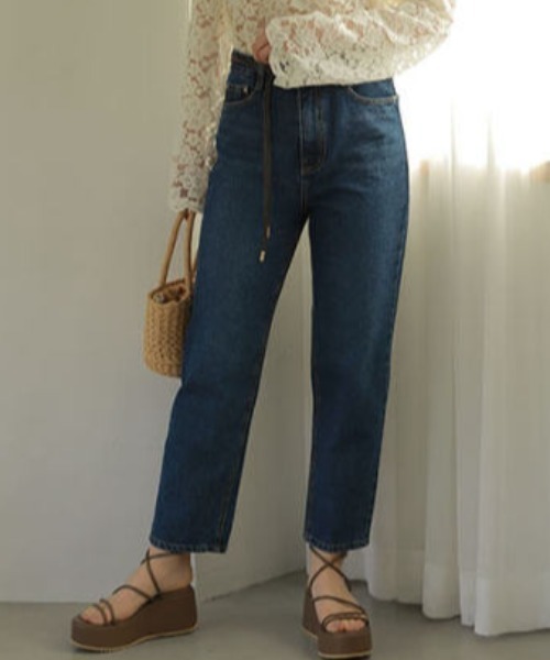 ACYM(アシーム)の「Vintage color blue デニム(デニムパンツ・レディース・ブルー・SMALL/MEDIUM)」の1枚目の写真