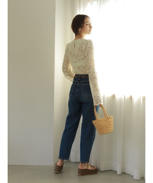 ACYM(アシーム)の「Vintage color blue デニム(デニムパンツ・レディース・ブルー・SMALL/MEDIUM)」の10枚目の写真