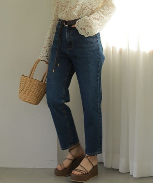 ACYM(アシーム)の「Vintage color blue デニム(デニムパンツ・レディース・ブルー・SMALL/MEDIUM)」の12枚目の写真